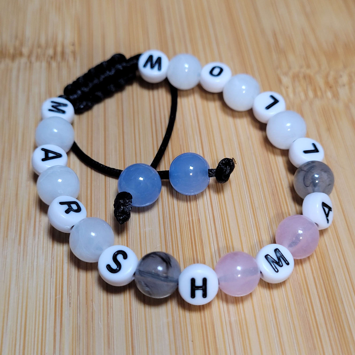 Custom Name Bead Bracelet