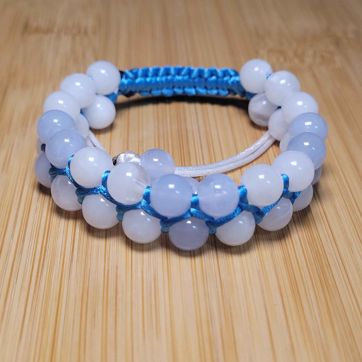 Air Adjustable Double Row Bead Bracelet