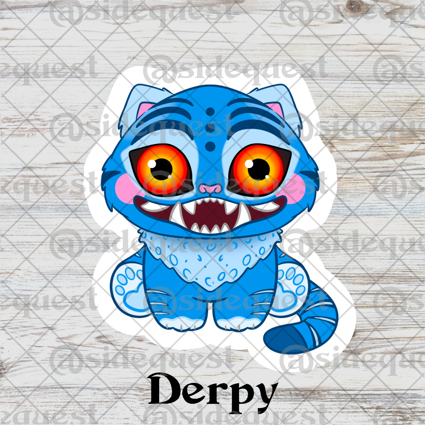Korean Demon Slayer Water Resistant Vinyl Sticker