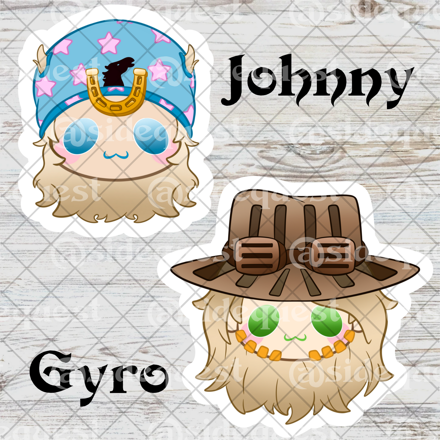 Jojo's Family Reunion Anime Water Resistant Vinyl Sticker