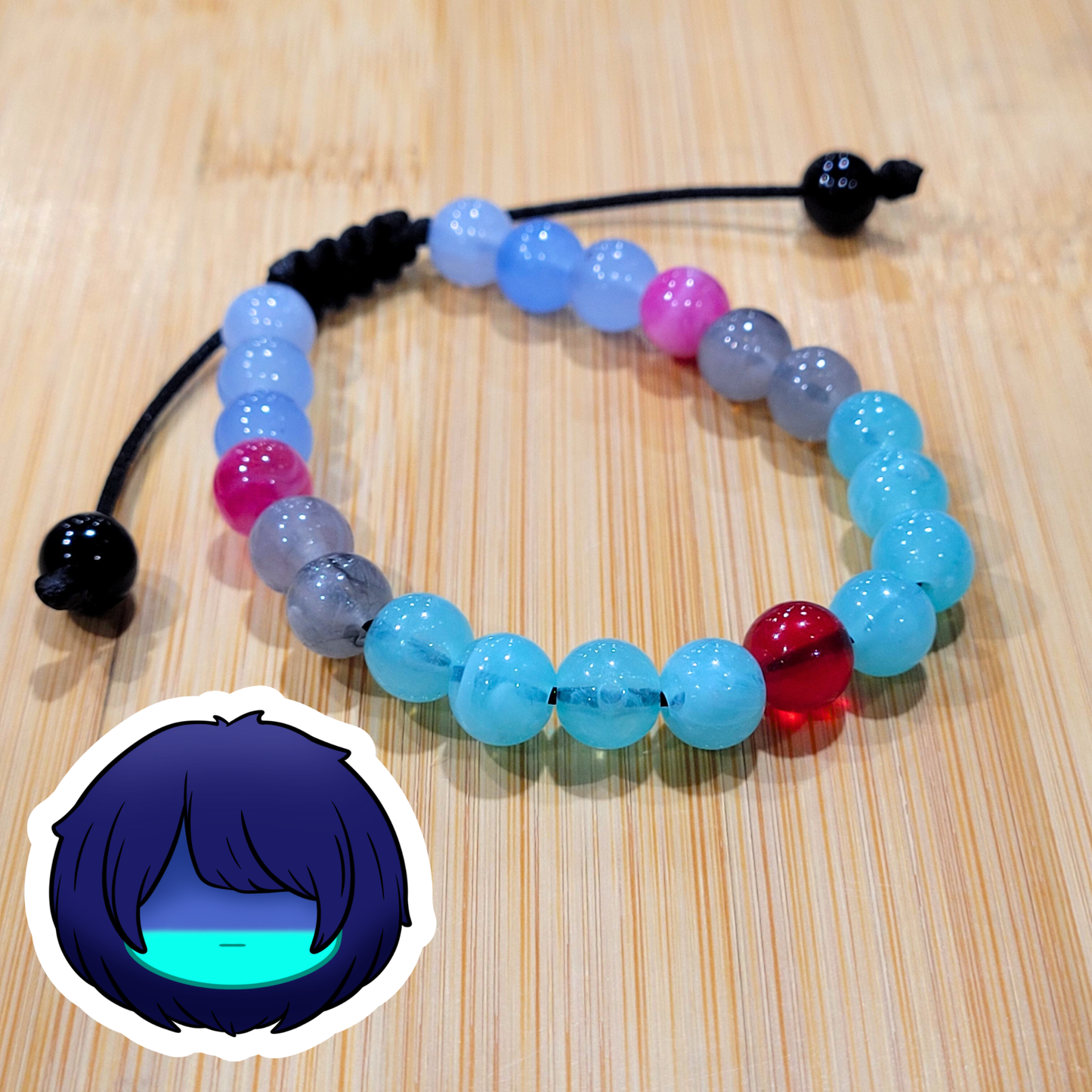 Kris Adjustable Bead Bracelet