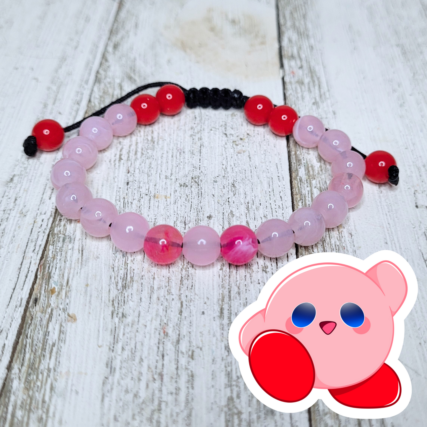Kirby Adjustable Bead Bracelet