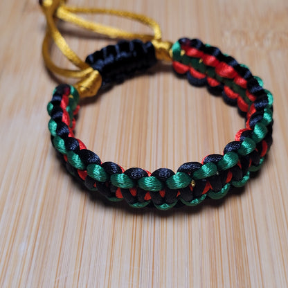 Black Pride Deluxe String Bracelet