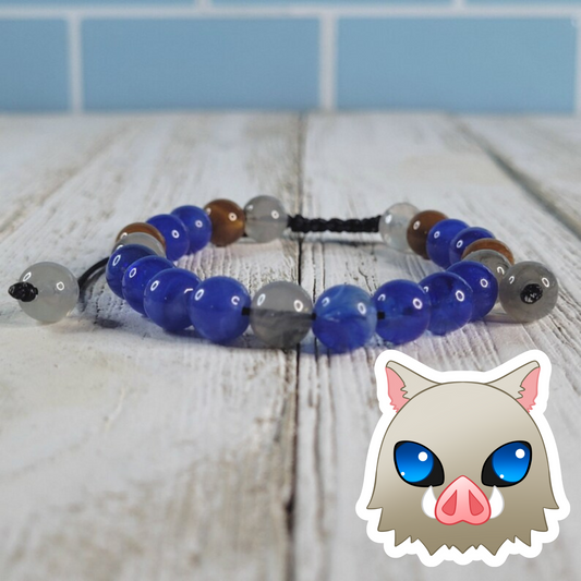 Inosuke Adjustable Bead Bracelet