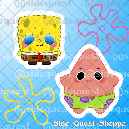 Nickel Cartoons Water Resistant Vinyl Sticker