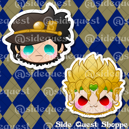 Jojo's Family Reunion Anime Water Resistant Vinyl Sticker