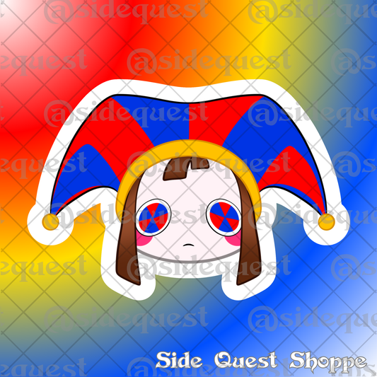 Abstraction Circus Water Resistant Vinyl Sticker