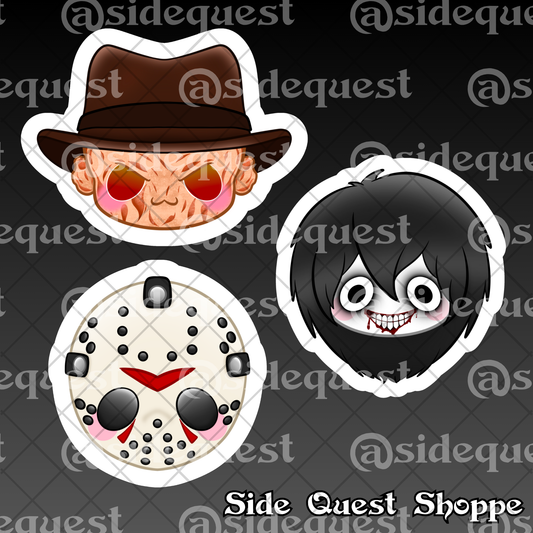 Spoopy, Scary Water Resistant Vinyl Sticker