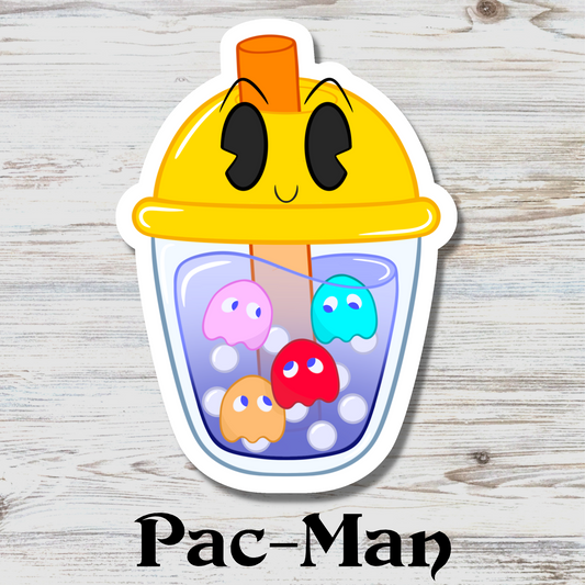 Pac-Man Water Resistant Vinyl Sticker