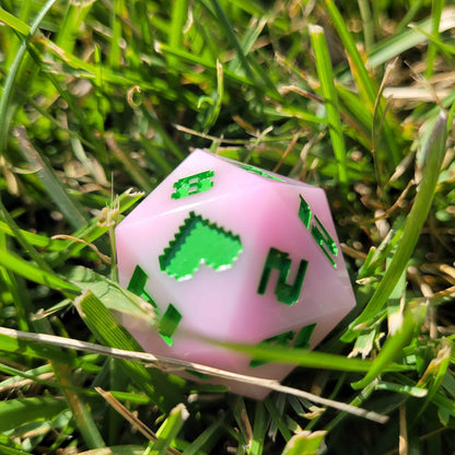 Rotten Chungus d20 - Sharp Edge Resin Dice