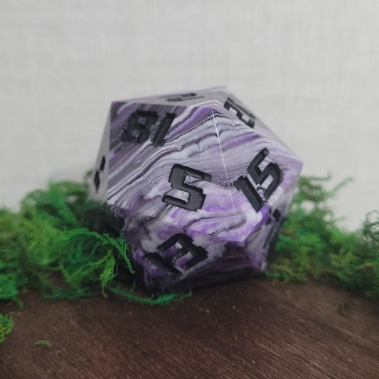 Hidden Royalty Chungus d20 - Sharp Edge Resin Dice