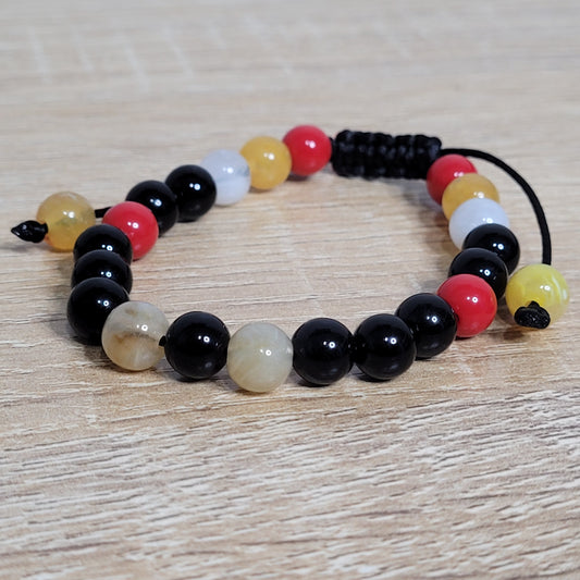 Shadow Adjustable Bead Bracelet