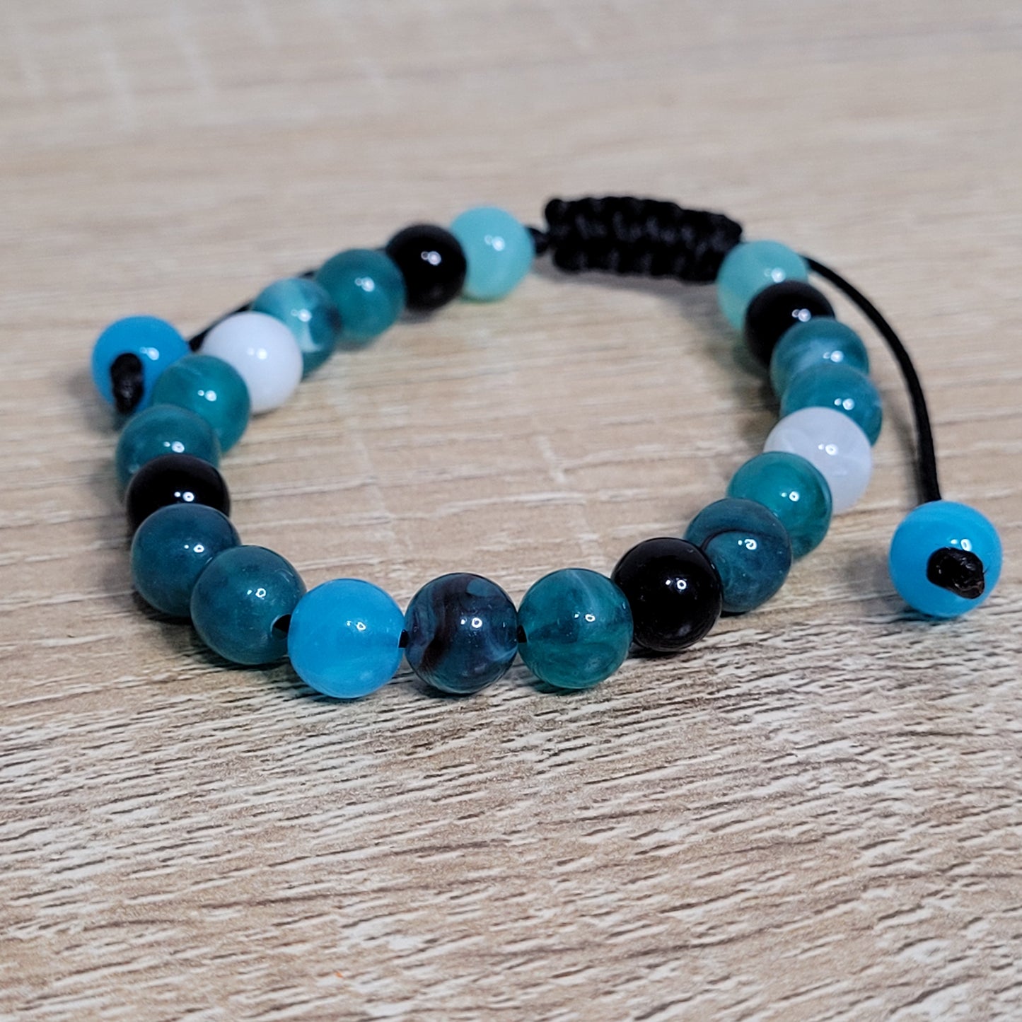 Warden Adjustable Bead Bracelet