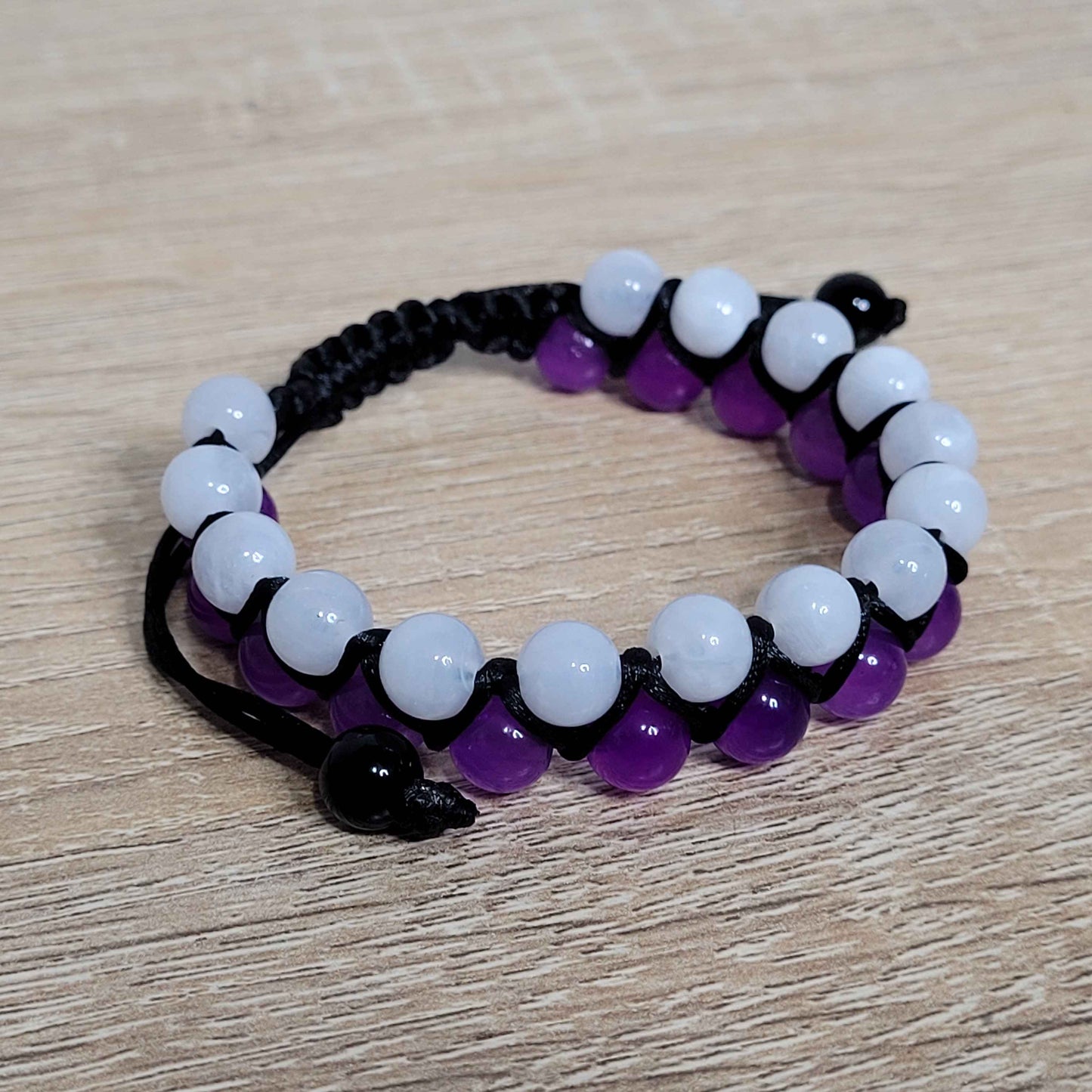 Necromancer Double Row Bead Bracelet