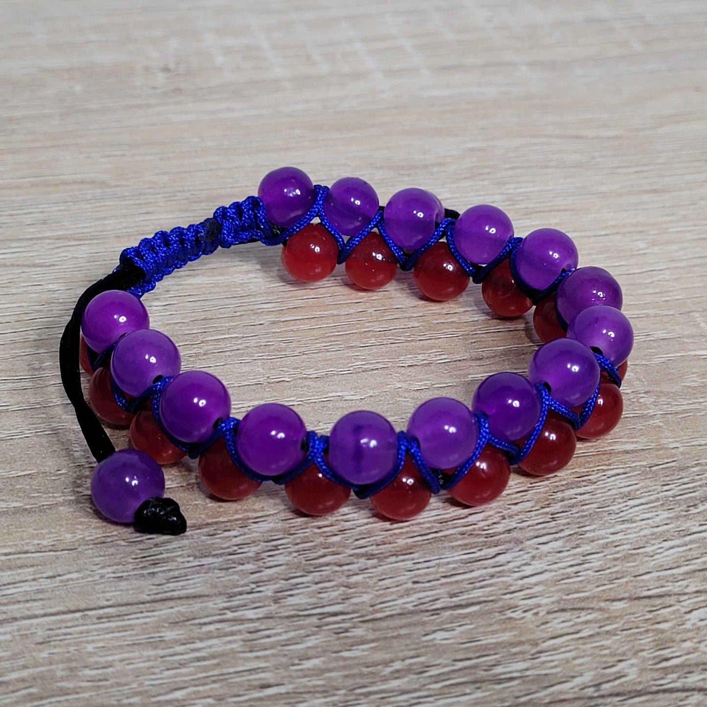 Bloodstream Double Row Bead Bracelet