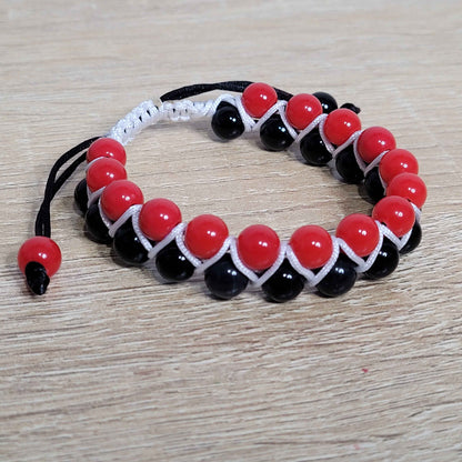 Latern Fly Double Row Bead Bracelet