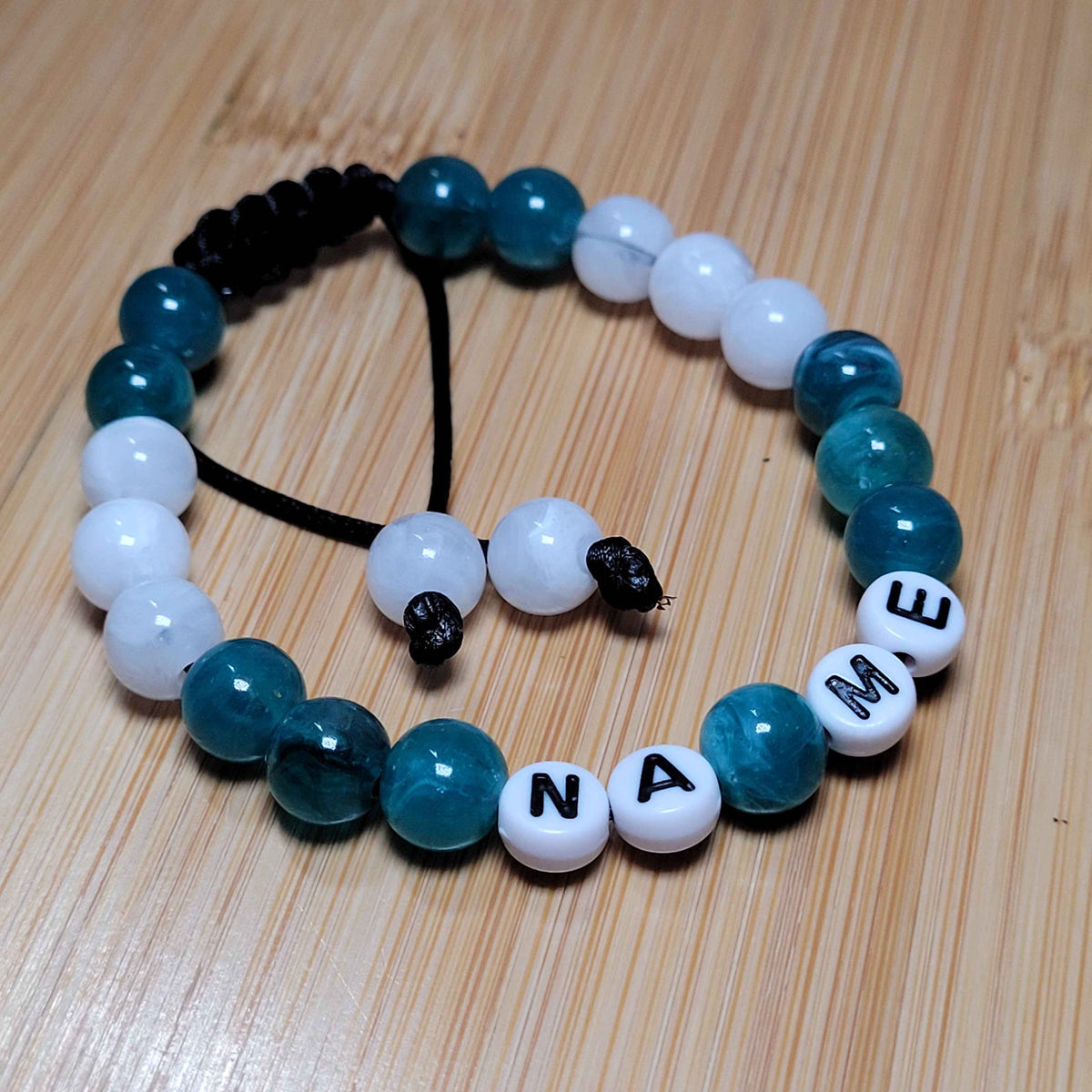 Custom Name Bead Bracelet