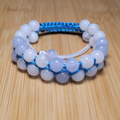 Air Adjustable Double Row Bead Bracelet