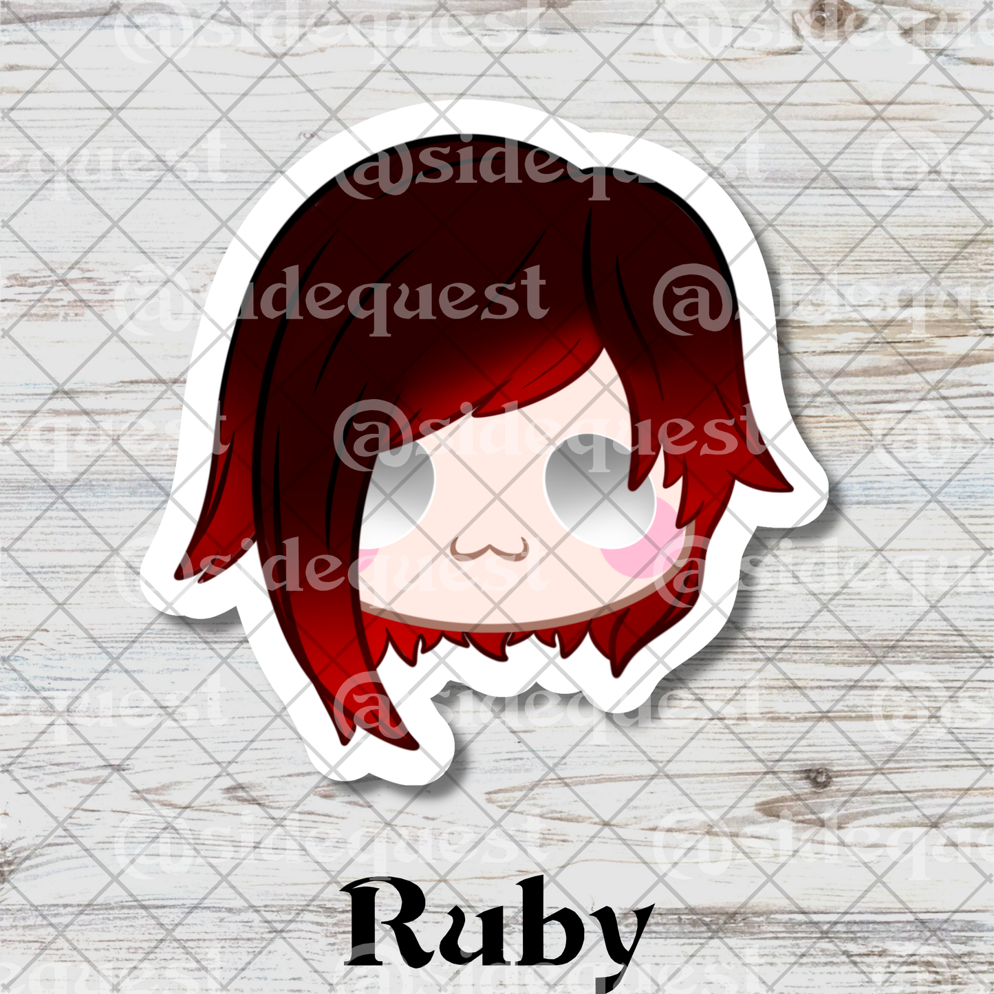 Red Riding Hood Water Resistant Vinyl Sticker