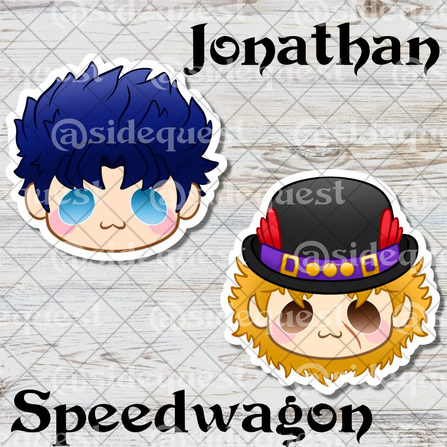 Jojo's Family Reunion Anime Water Resistant Vinyl Sticker