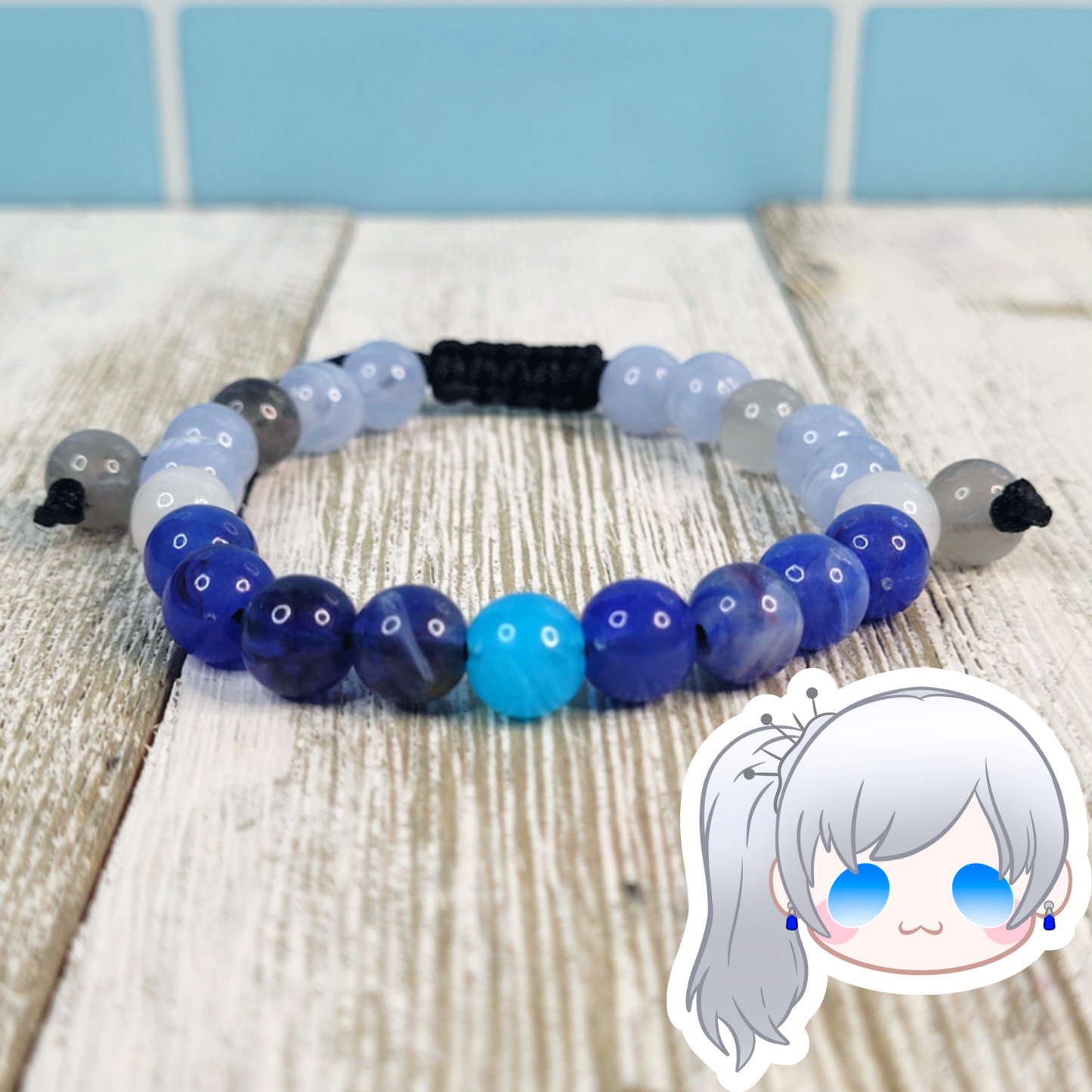 Weiss Adjustable Bead Bracelet