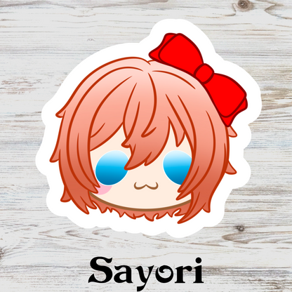 Literature Club Room Water Resistant Vinyl Sticker