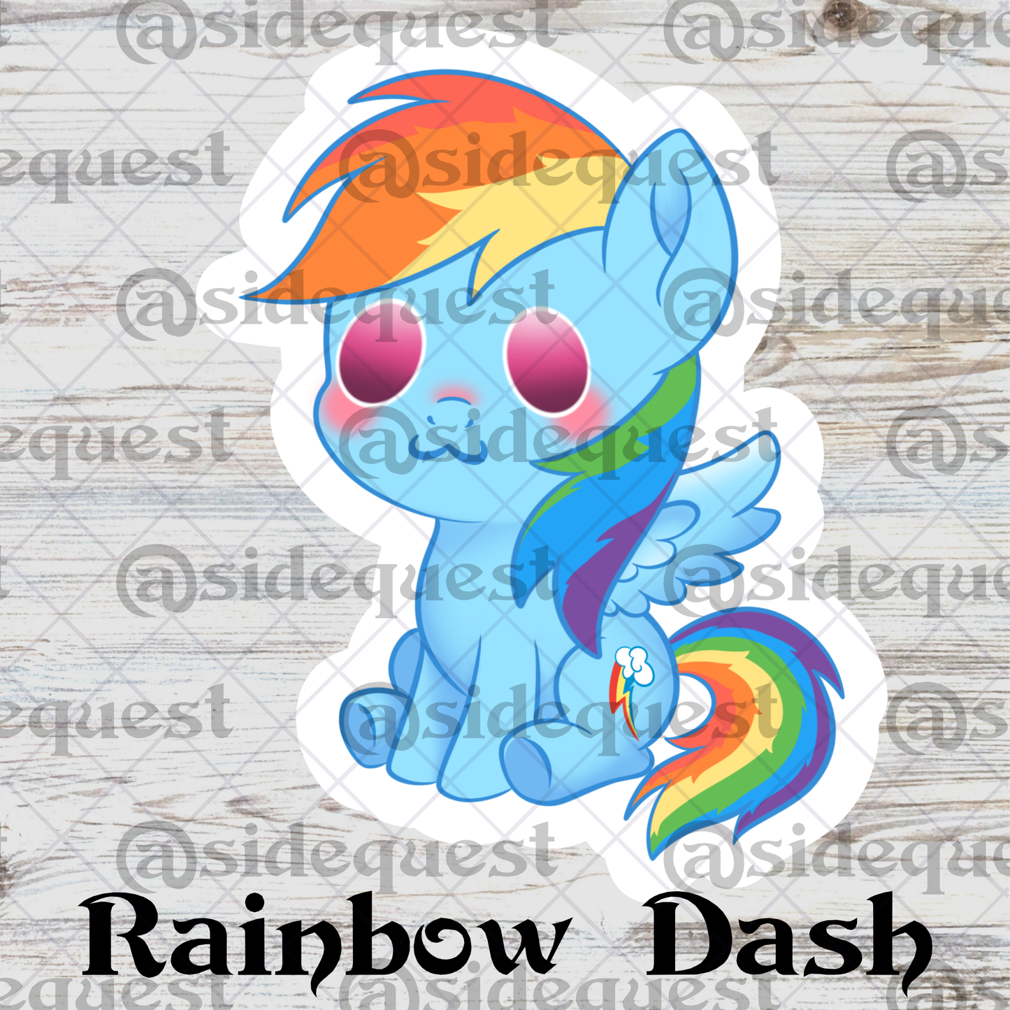 My Large Horse Water Resistant Vinyl Sticker
