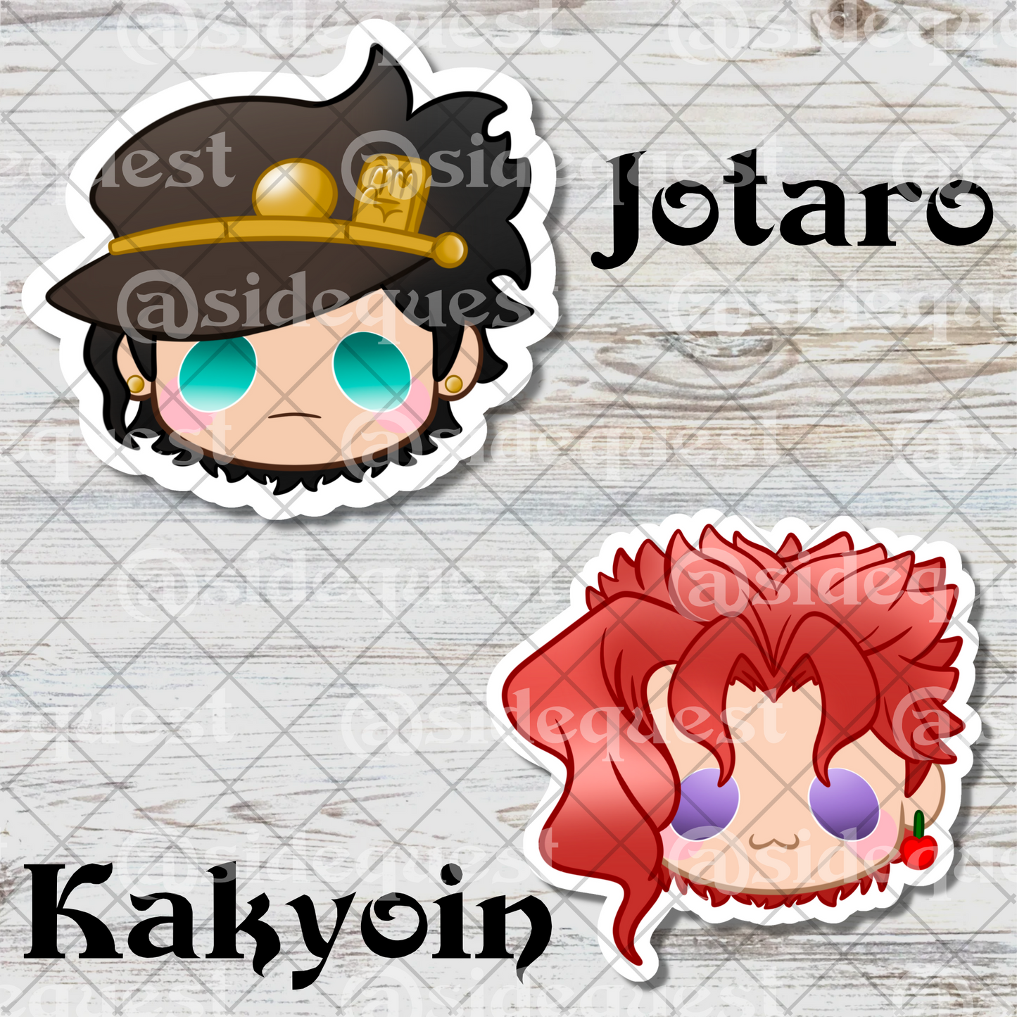 Jojo's Family Reunion Anime Water Resistant Vinyl Sticker
