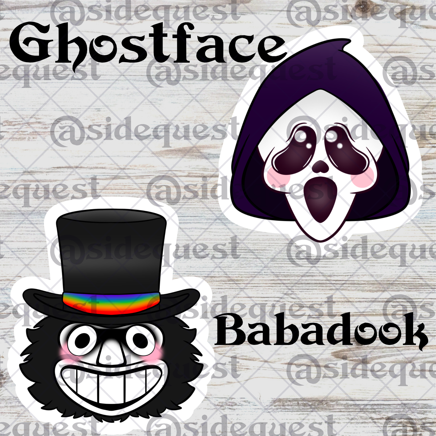 Spoopy, Scary Water Resistant Vinyl Sticker