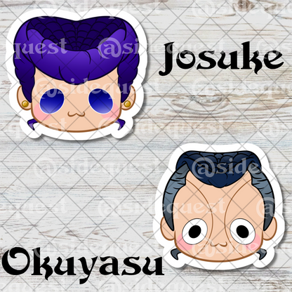 Jojo's Family Reunion Anime Water Resistant Vinyl Sticker