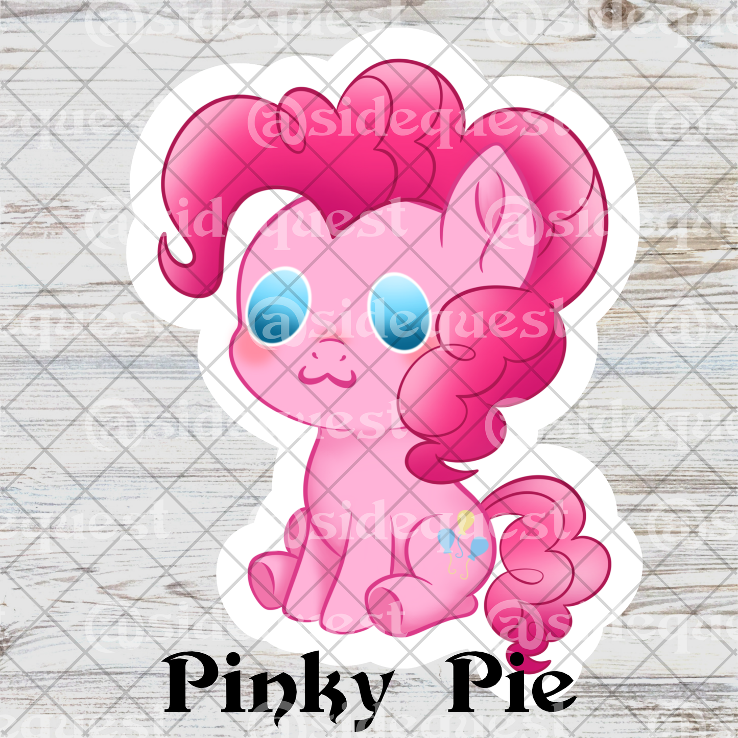 My Large Horse Water Resistant Vinyl Sticker