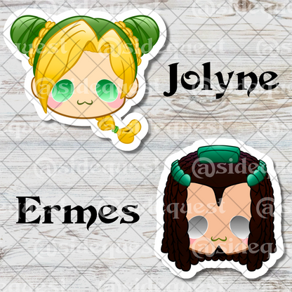Jojo's Family Reunion Anime Water Resistant Vinyl Sticker