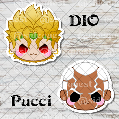 Jojo's Family Reunion Anime Water Resistant Vinyl Sticker