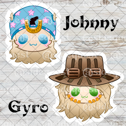 Jojo's Family Reunion Anime Water Resistant Vinyl Sticker