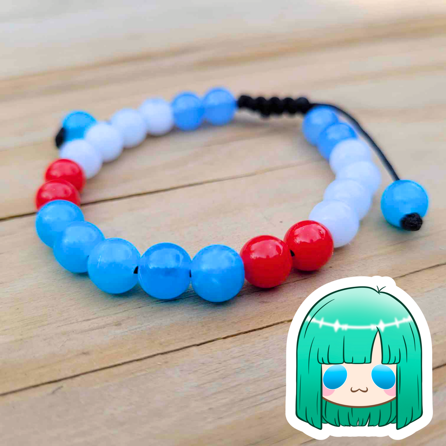 Bulma Adjustable Bead Bracelet