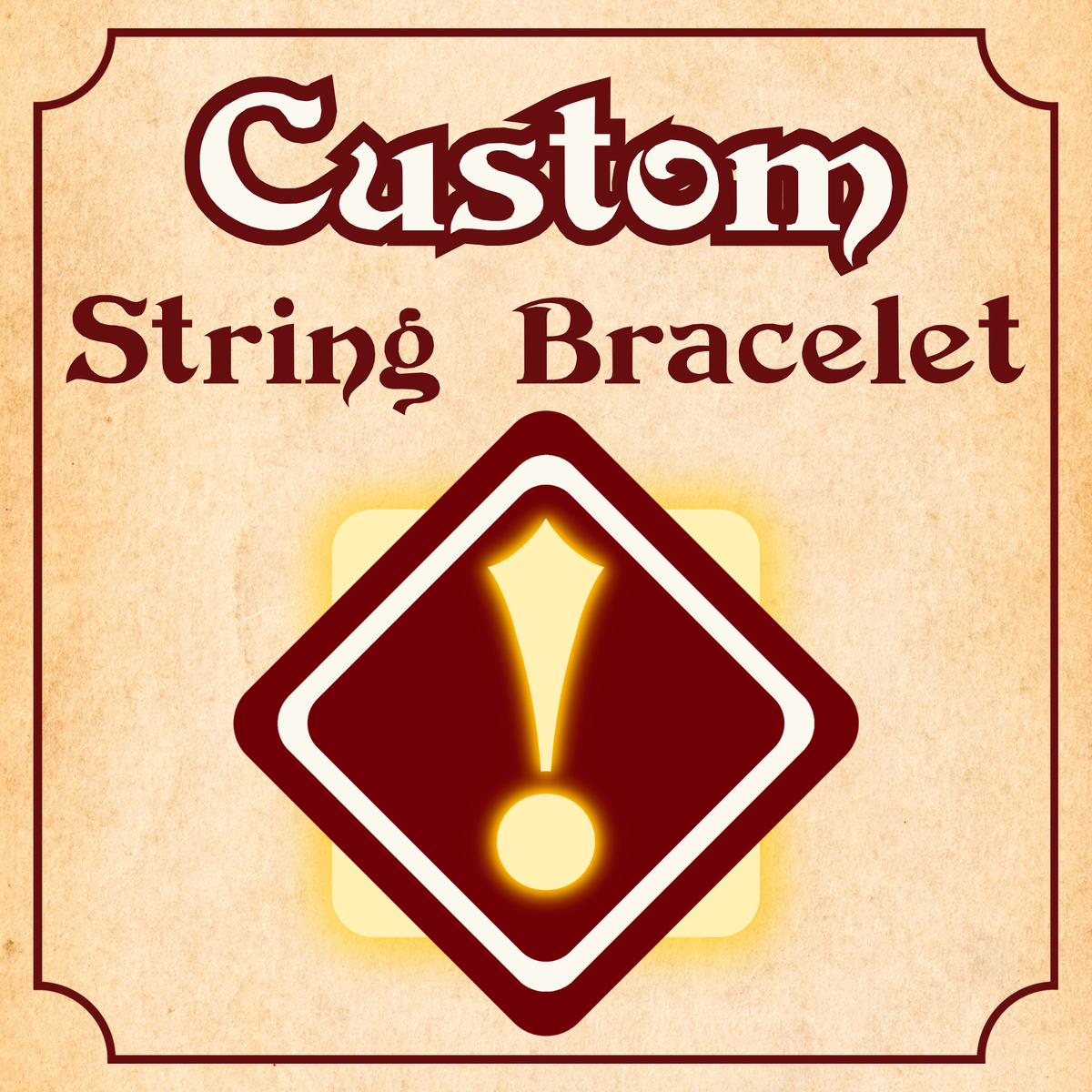 Custom String Bracelet
