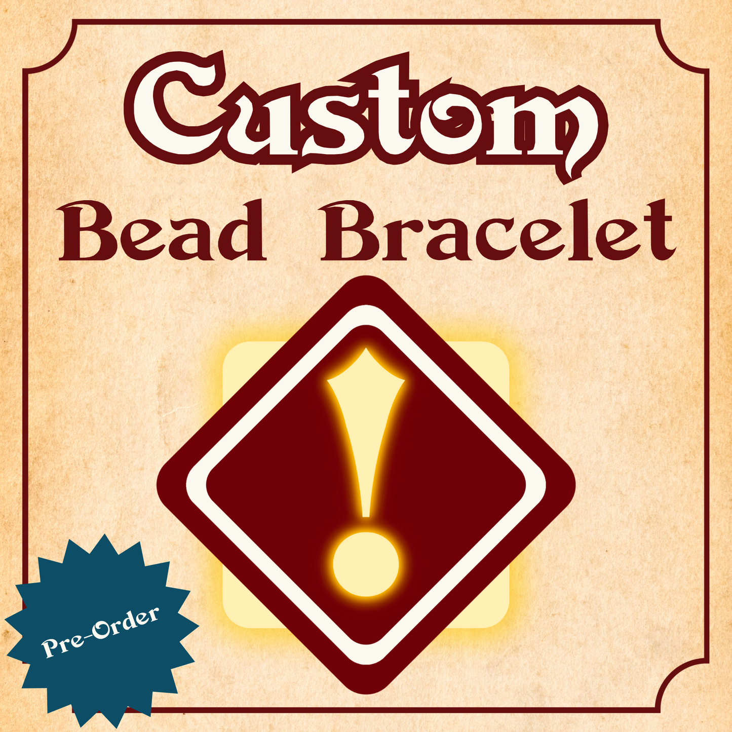Custom Bead Bracelet