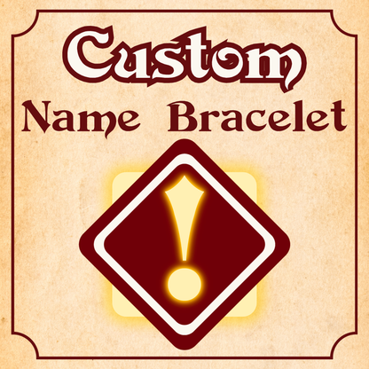Custom Name Bead Bracelet