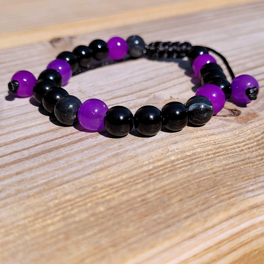 Enderman Adjustable Bead Bracelet