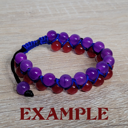 Custom Double Row Bead Bracelet