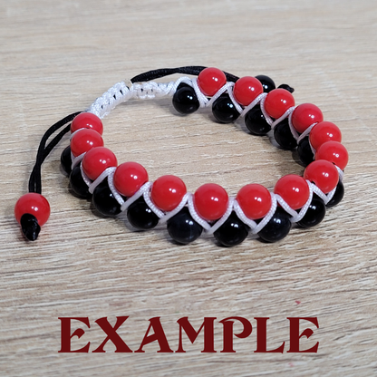 Custom Double Row Bead Bracelet