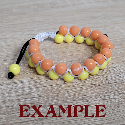 Custom Double Row Bead Bracelet