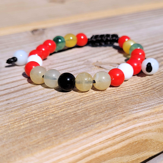 Knuckles Adjustable Bead Bracelet