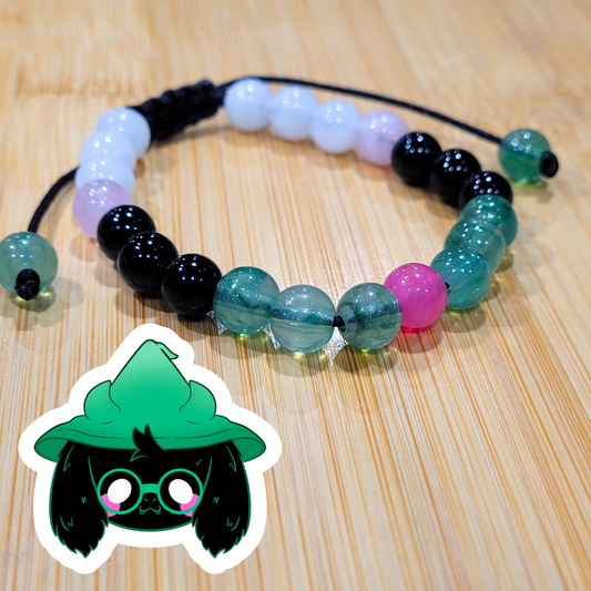 Ralsei Adjustable Bead Bracelet