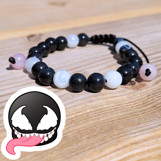 Venom Adjustable Bead Bracelet