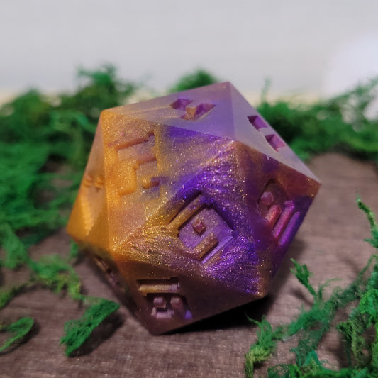 Unfinished Chungus d20's - Sharp Edge Resin Dice