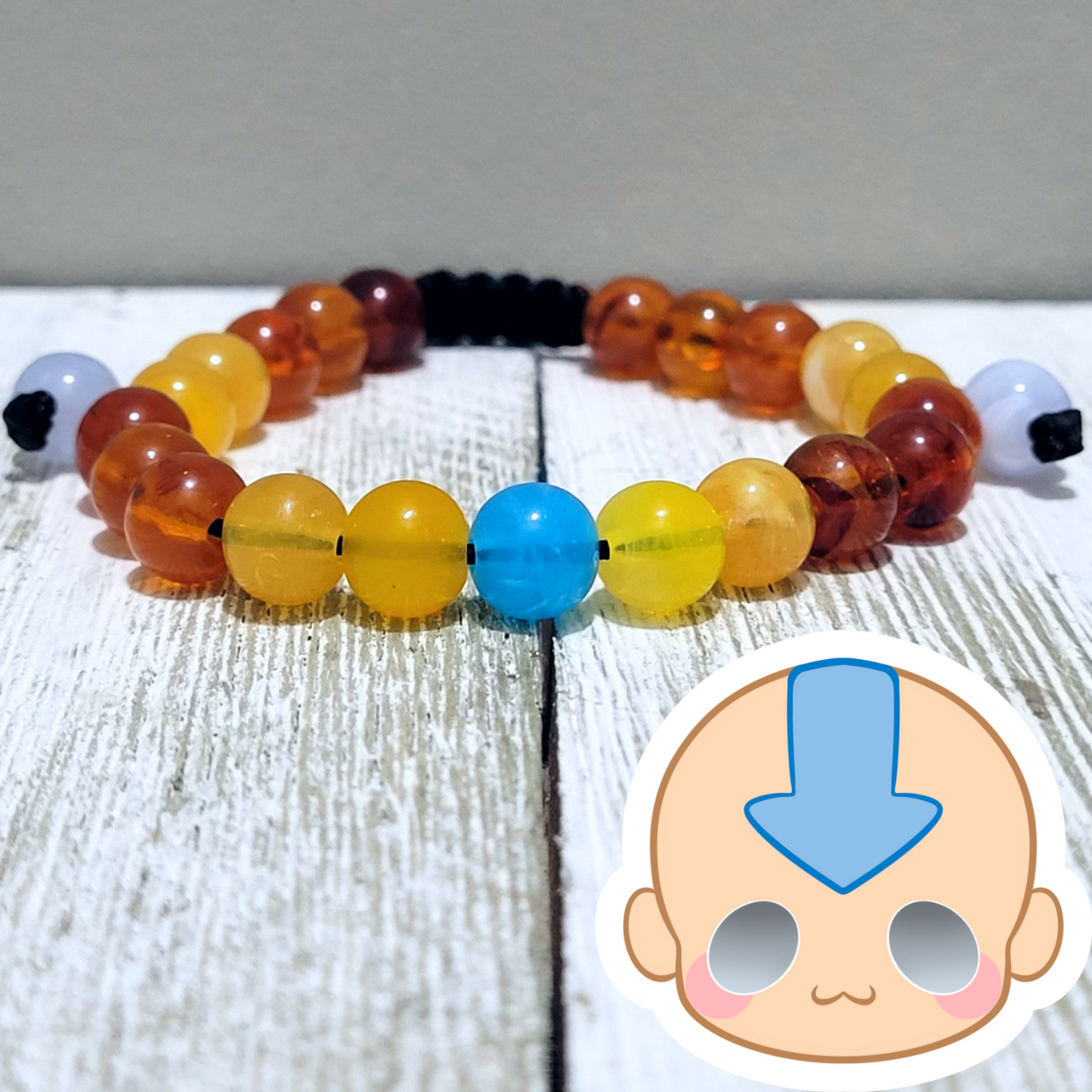 Aang Adjustable Bead Bracelet