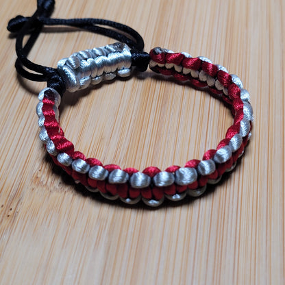 Silver Wine String Bracelet