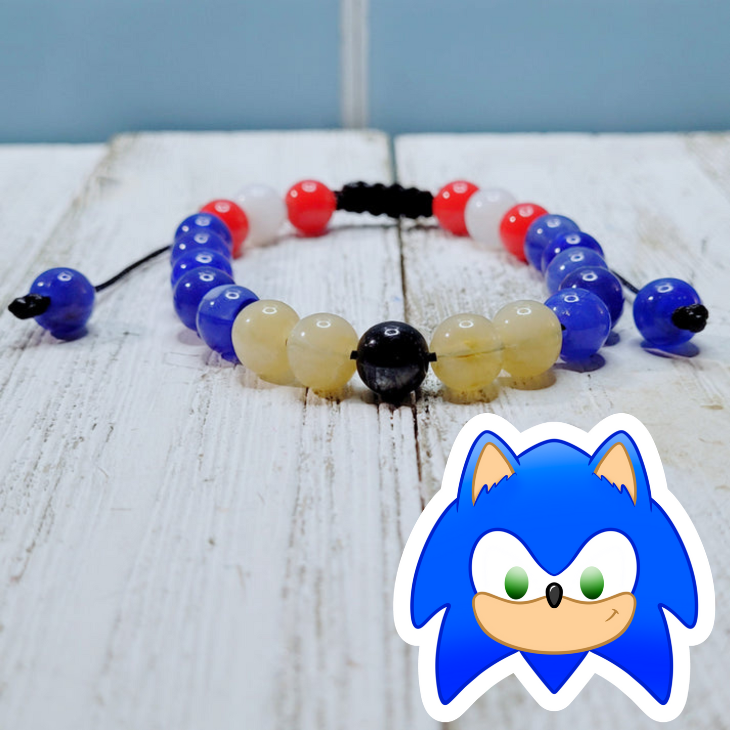 Go Fast Adjustable Bead Bracelet