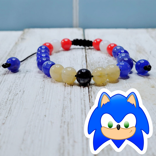 Go Fast Adjustable Bead Bracelet